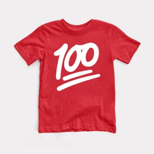 100 Emoji Toddler Tee