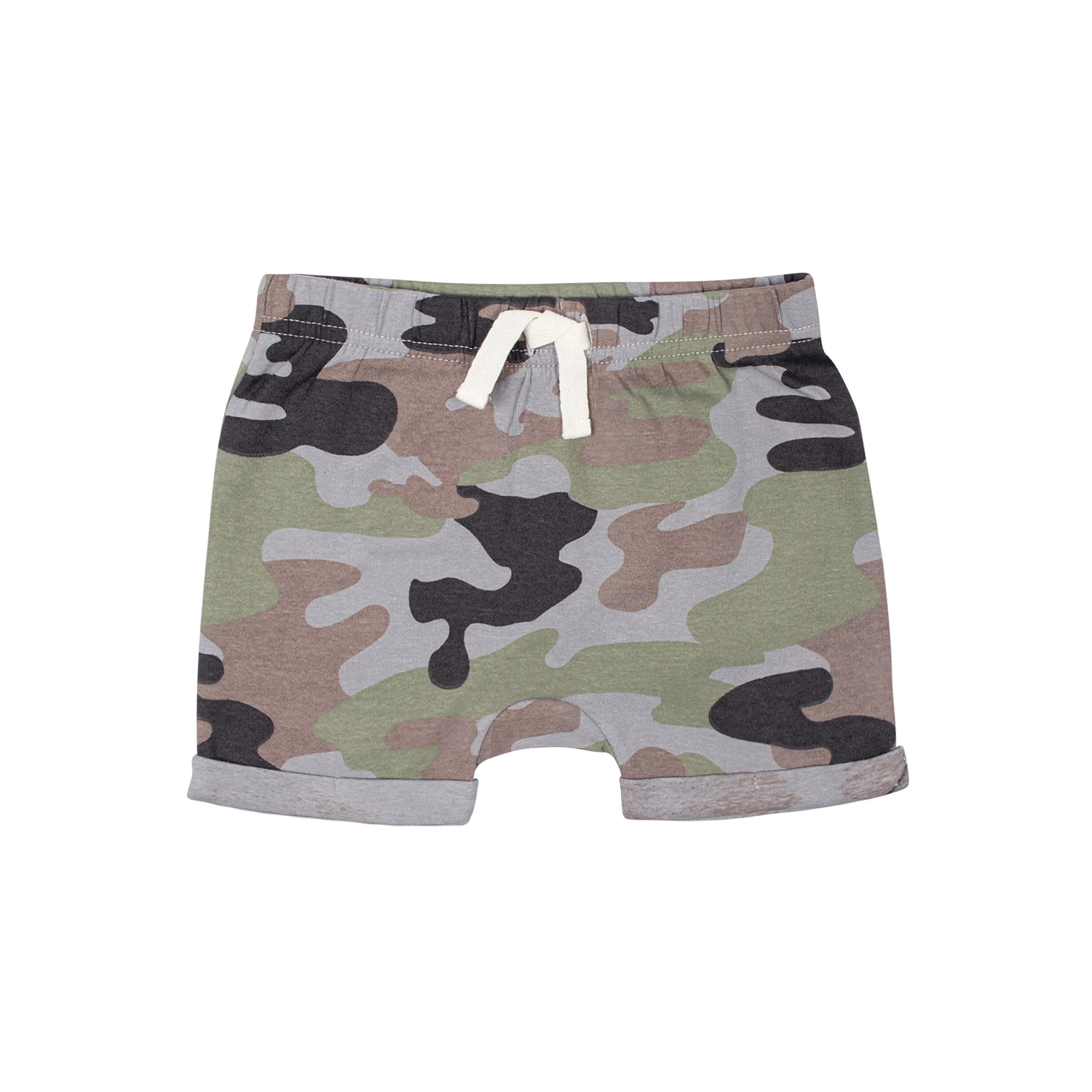 4-Pack Baby Boys Camo Knit Shorts