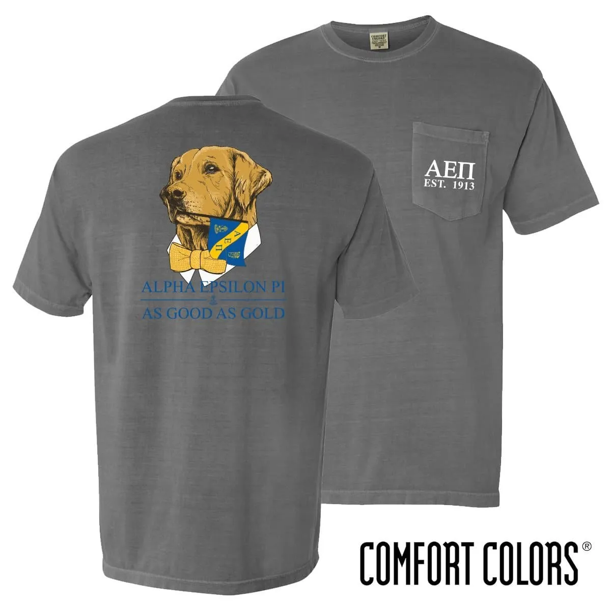 AEPi Comfort Colors Retriever Flag Tee