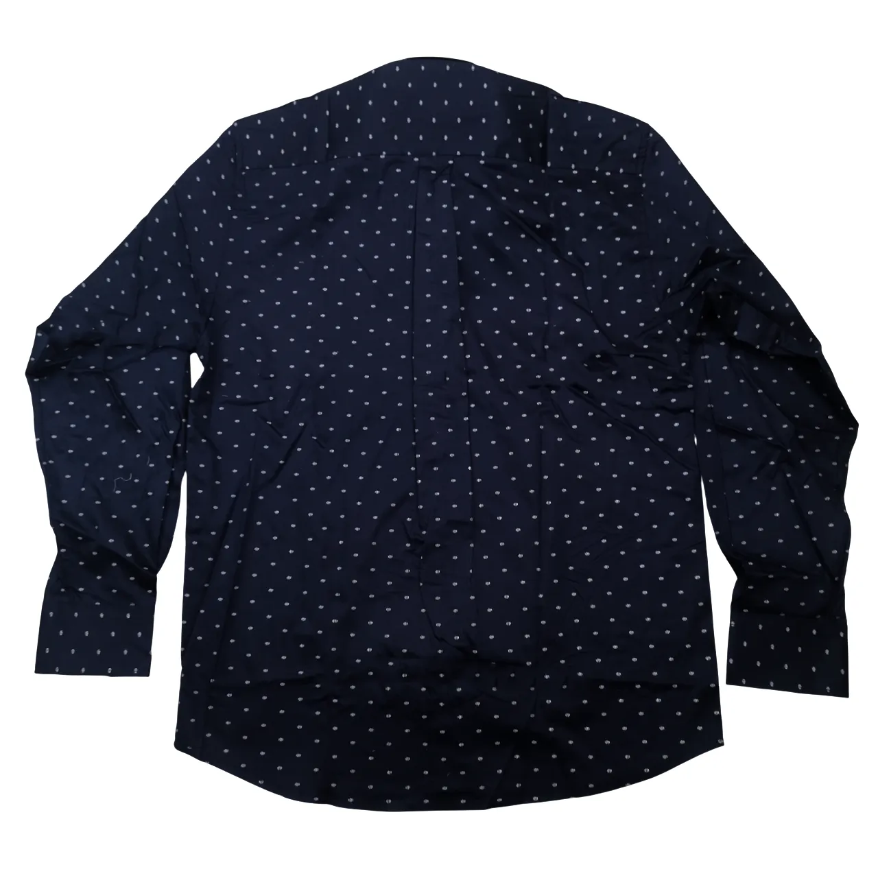 Aero LS Navy Polka Pattern Shirt