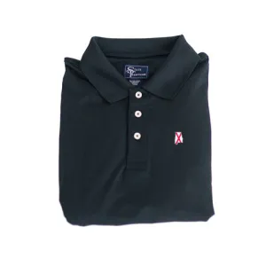 Alabama Traditional Clubhouse Performance Polo Black