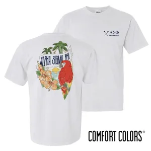 Alpha Sig Comfort Colors Tropical Tee