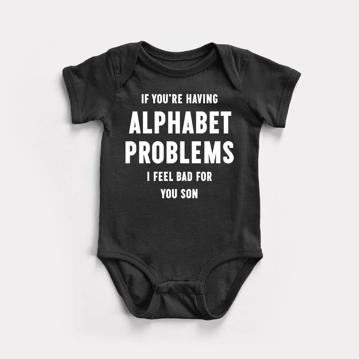 Alphabet Problems Baby Bodysuit