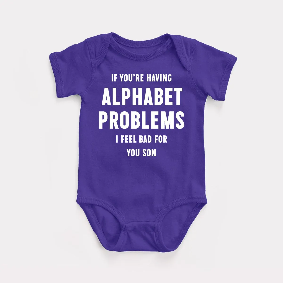 Alphabet Problems Baby Bodysuit