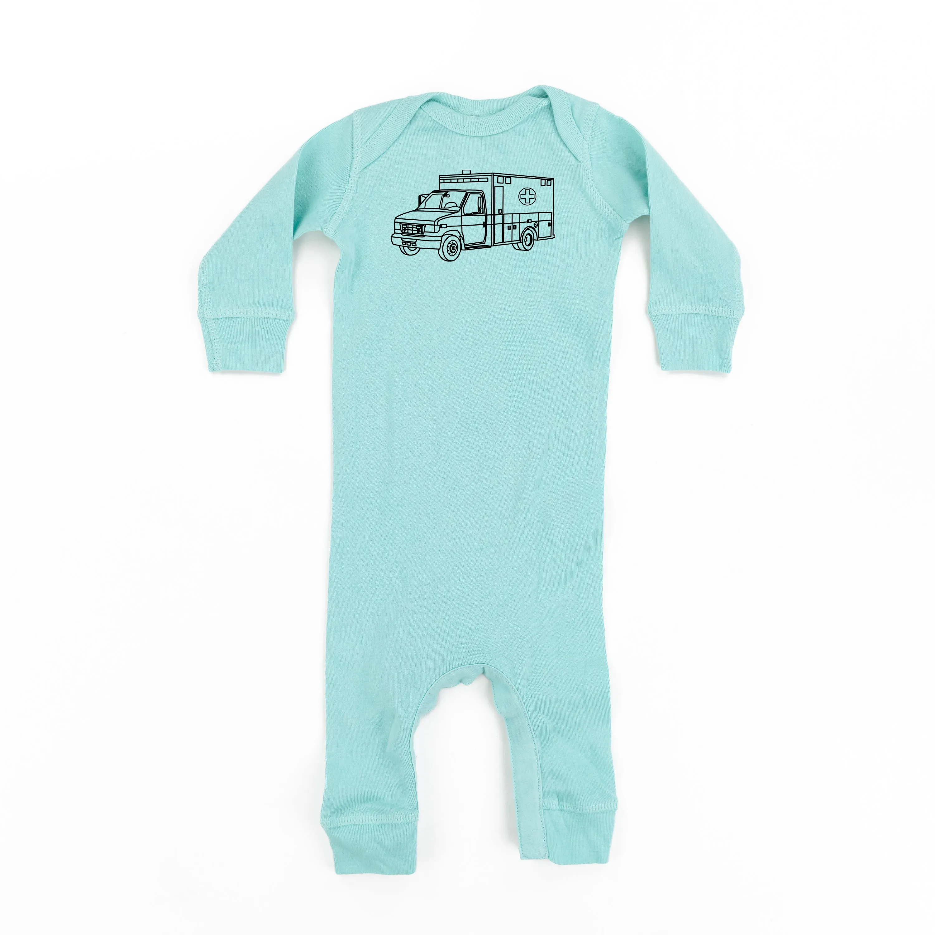 AMBULANCE - Minimalist Design - One Piece Baby Sleeper