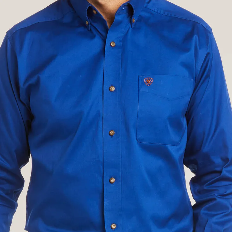 Ariat Solid Twill Fitted Shirt Style 10034225