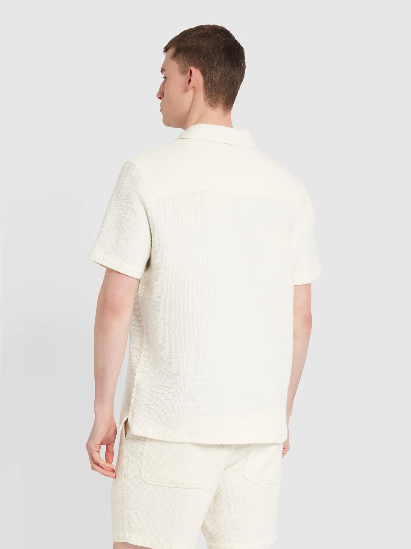 Astro Short Sleeve Shirt In Ecru