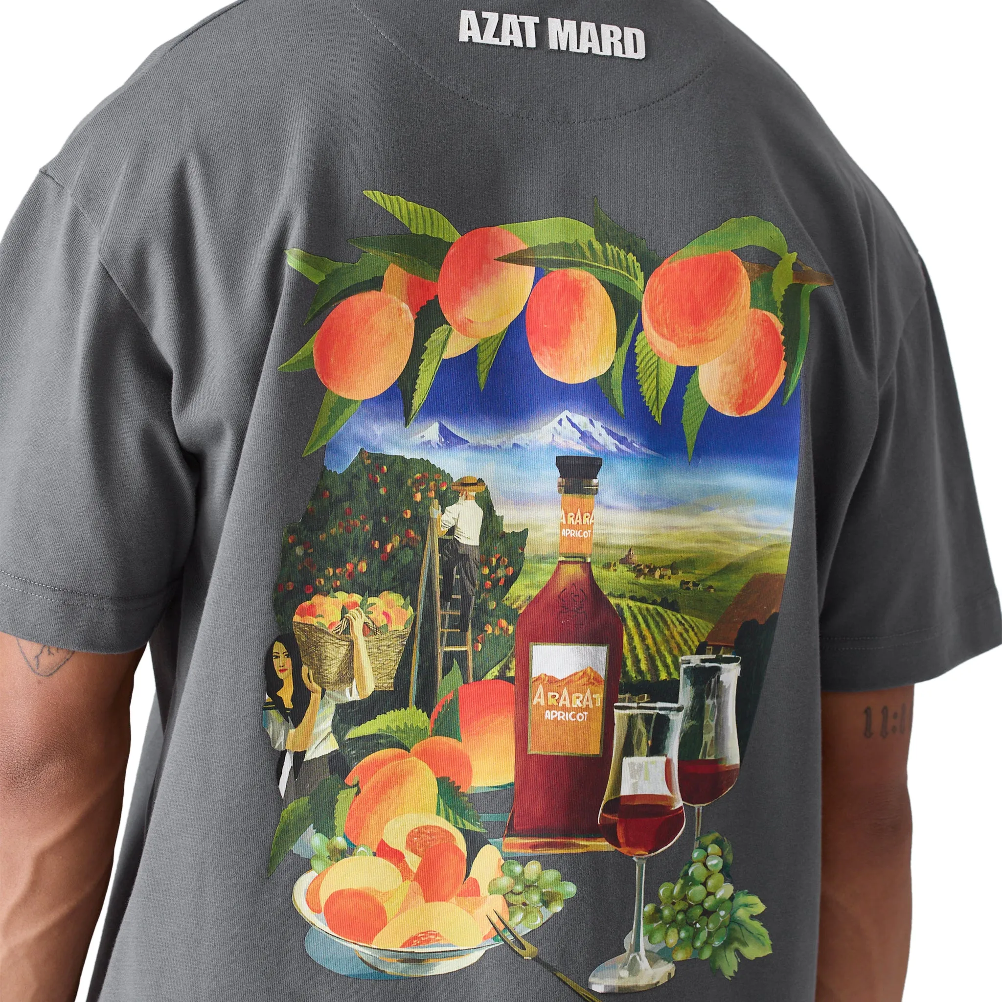 Azat Mard x Ararat Brandy Limited Edition T Shirt Charcoal