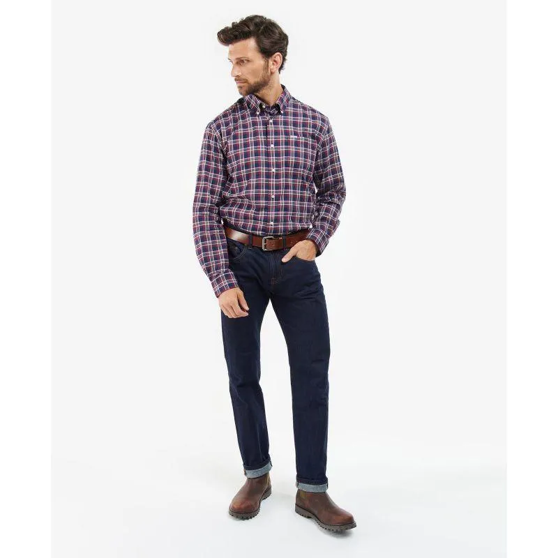 Barbour Turville Mens Regular Fit Shirt - Navy