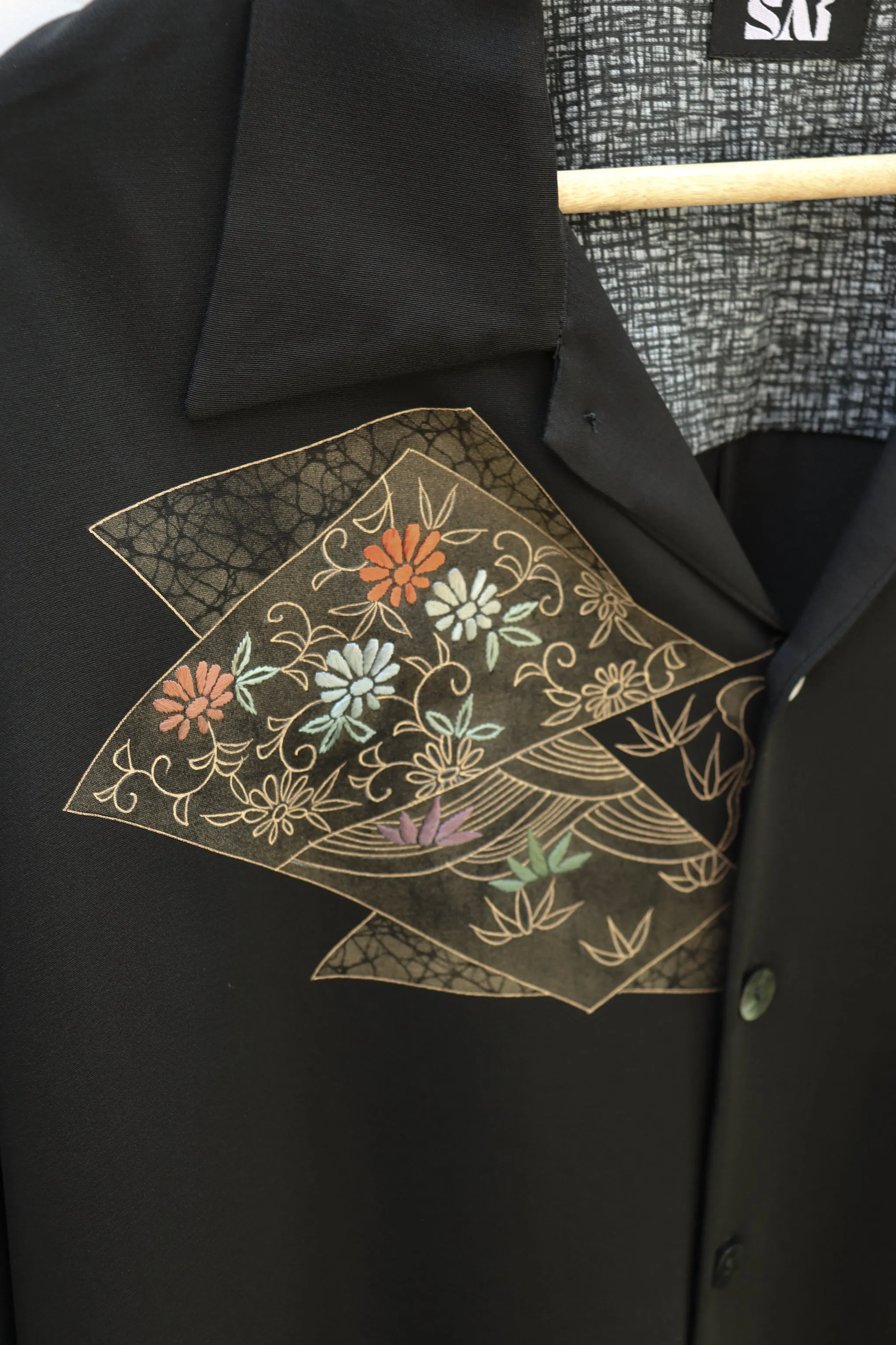 Black Kimono Shirts