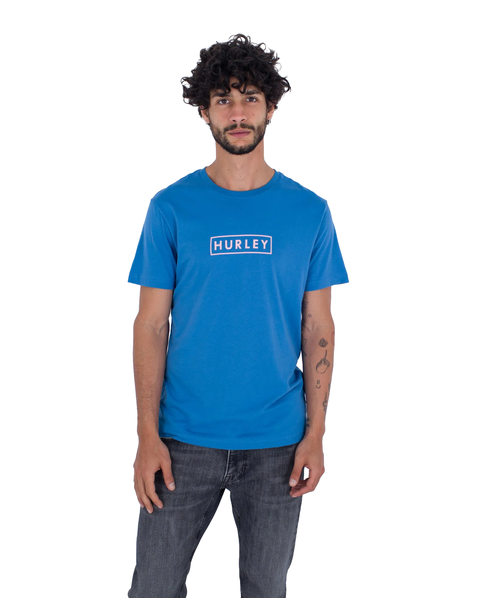 Boxed Logo T-Shirt in Sea View