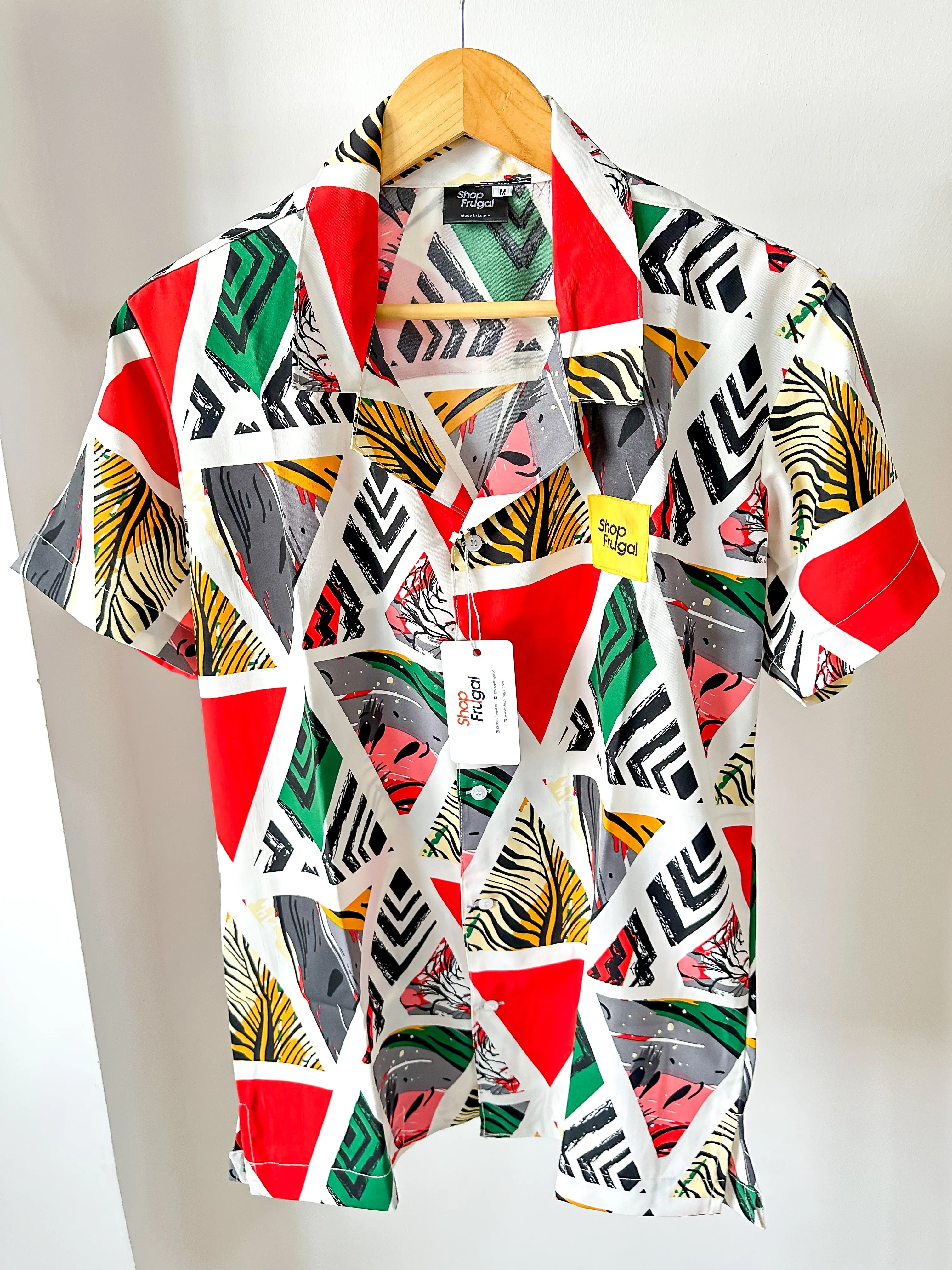 Cali Geometric Print Shirt