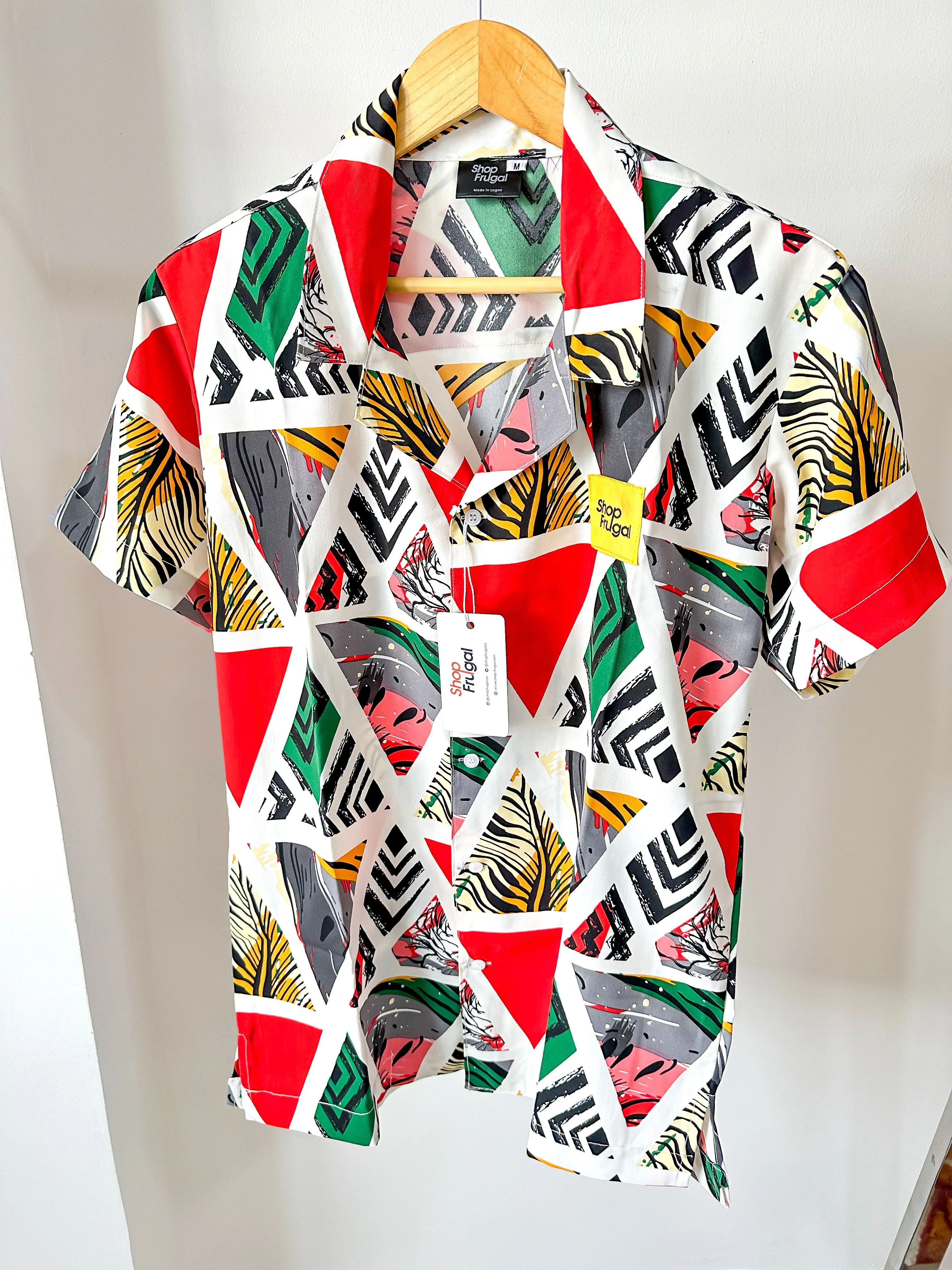 Cali Geometric Print Shirt