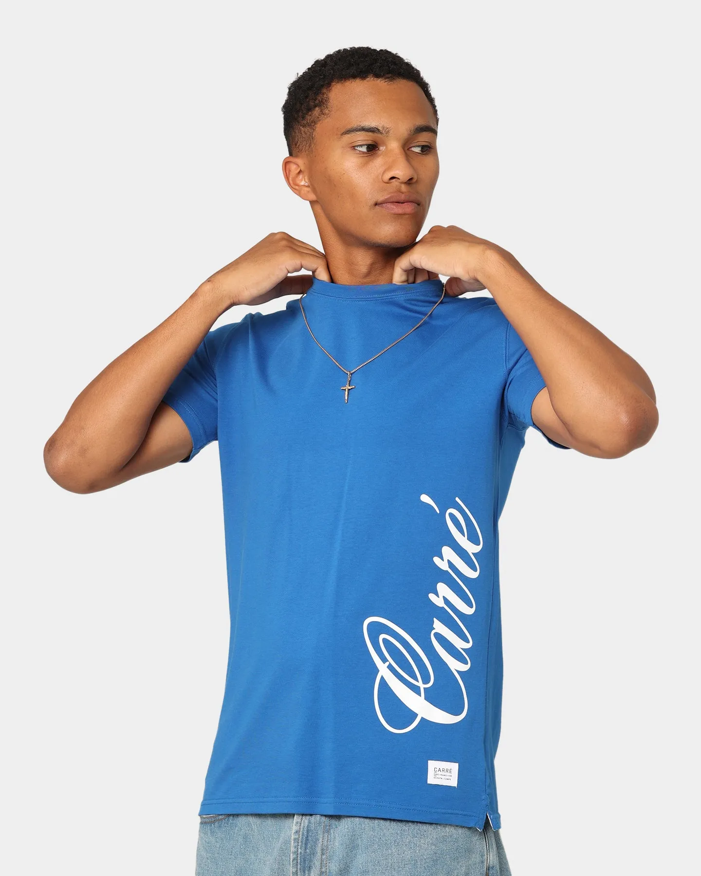 Carré Staple T-Shirt Blue