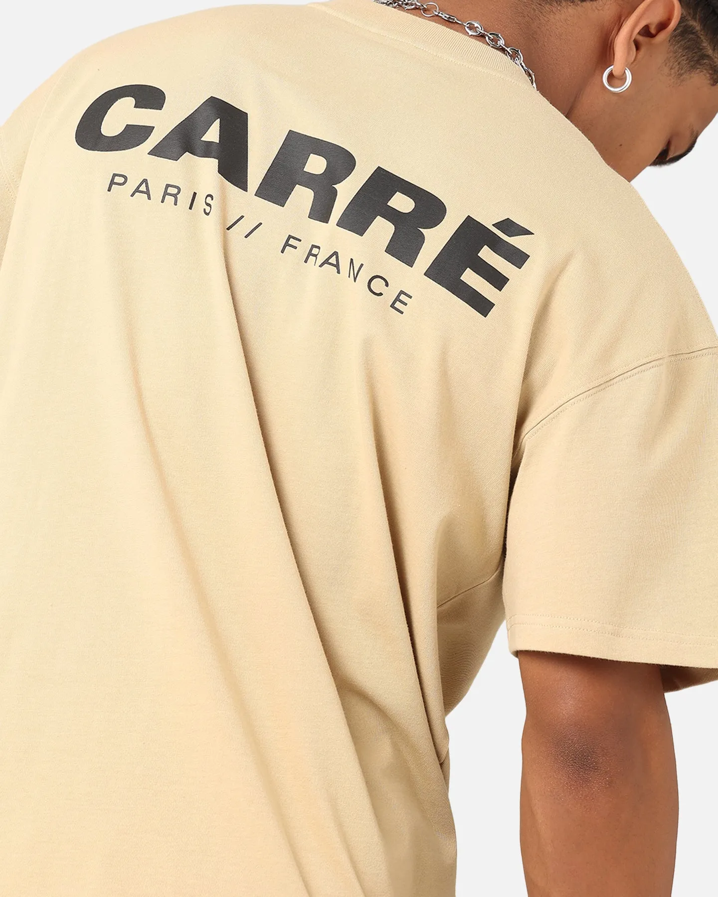 Carre Logo T-Shirt Stone