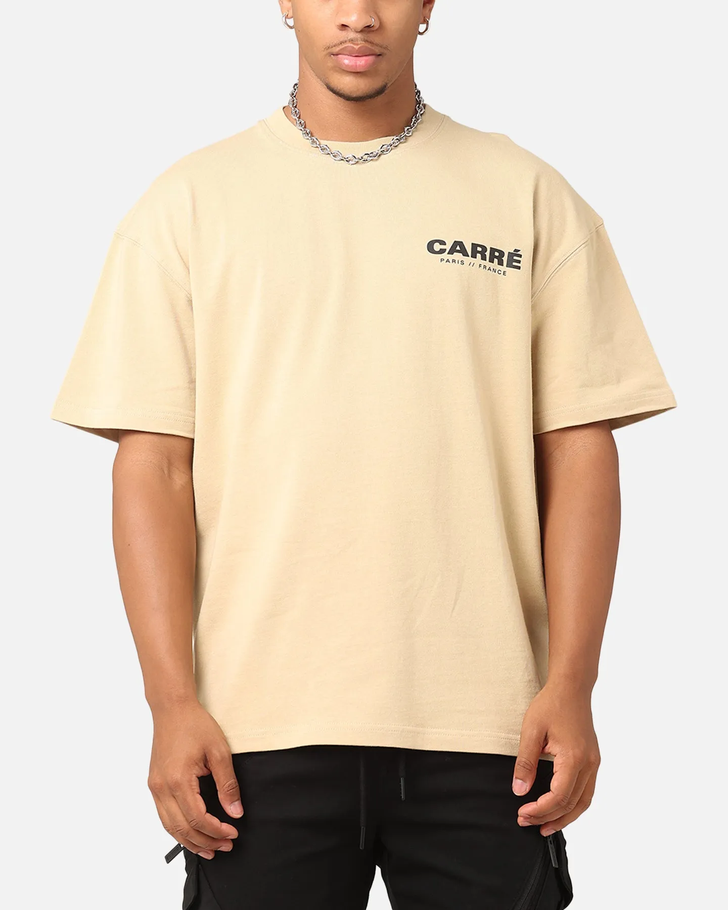 Carre Logo T-Shirt Stone