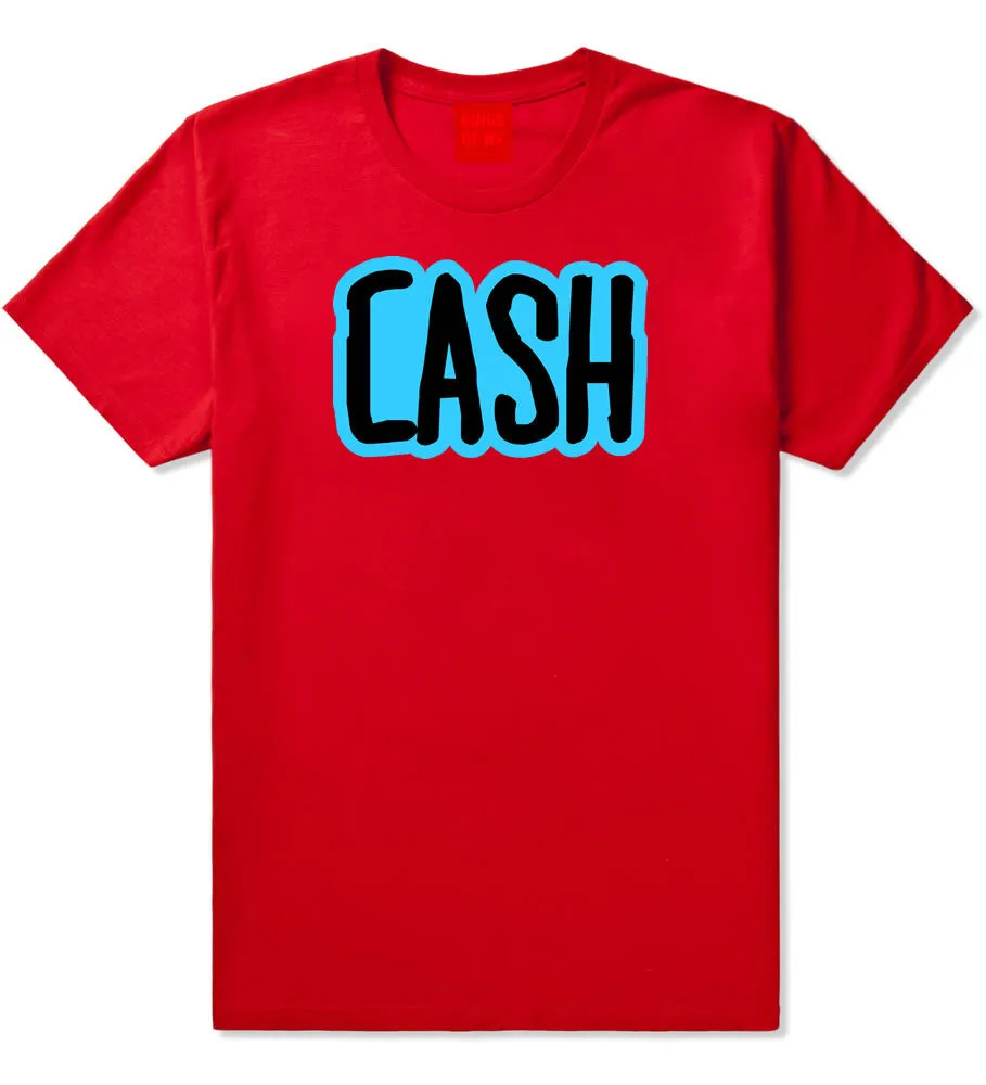 Cash Money Blue Style Boys Kids T-Shirt