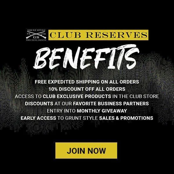 Club Grunt Style Reserves Monthly Membership