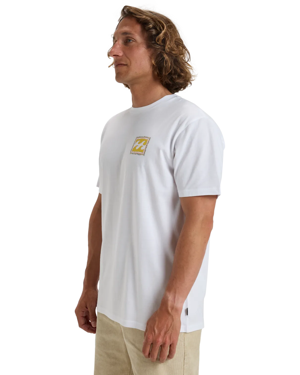 Crayon Wave T-Shirt in White