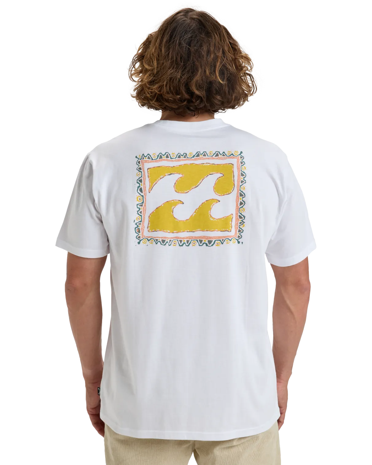 Crayon Wave T-Shirt in White