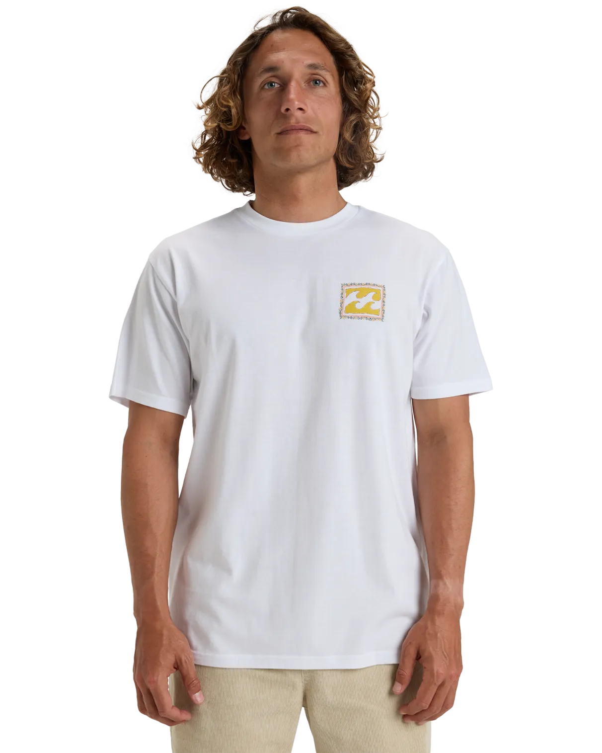 Crayon Wave T-Shirt in White