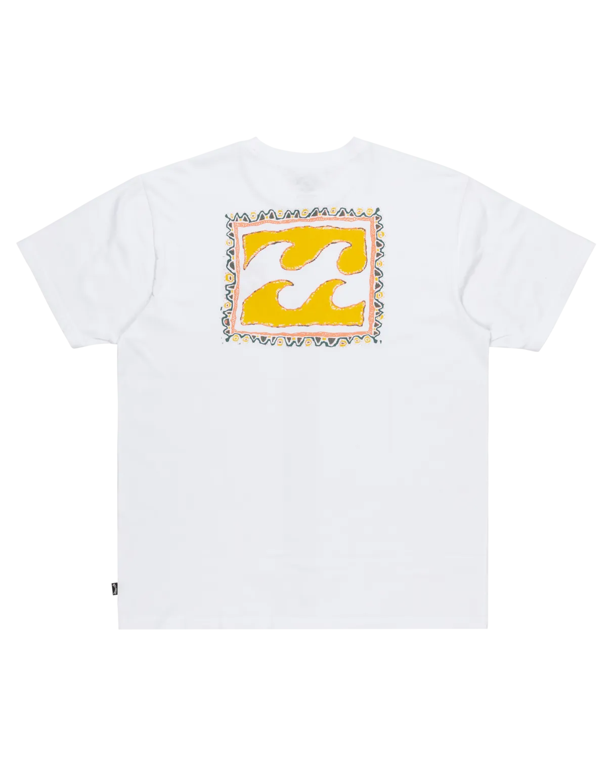 Crayon Wave T-Shirt in White