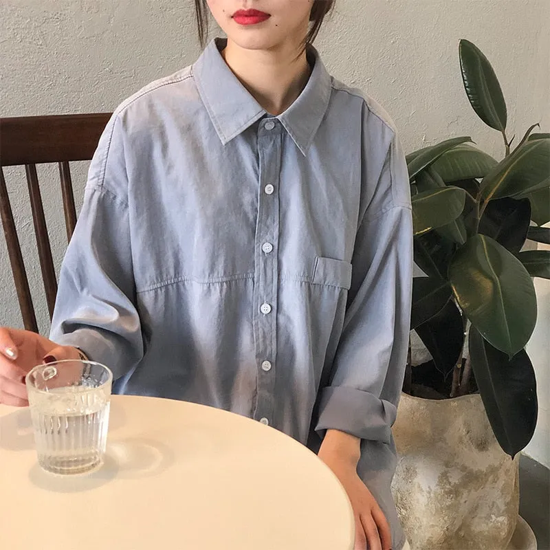 'Davina' Minimalist Oversized Shirt