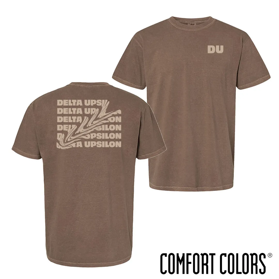 Delta Upsilon Comfort Colors Liquify Short Sleeve Tee