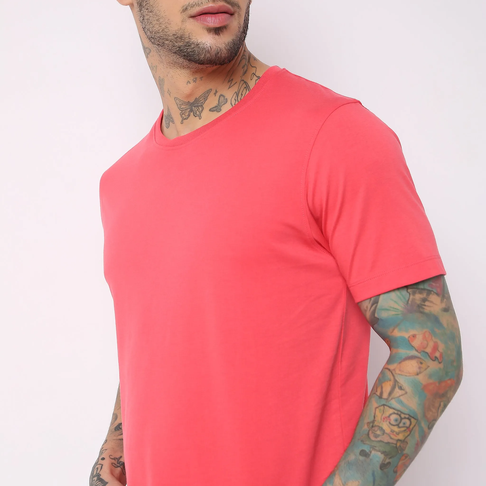 Double Dyed Crew™ Tees - Regular Fit - Must Have Essential Super Soft Handfeel & Quick Dry