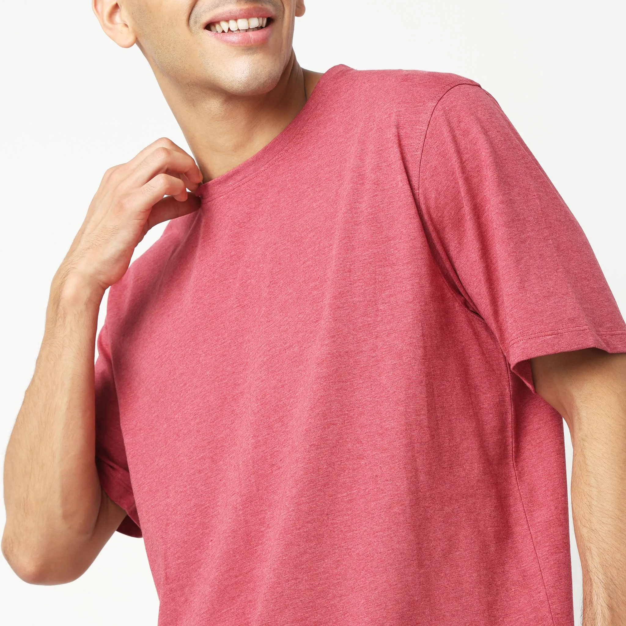 Double Dyed Crew™ Tees - Regular Fit - Must Have Essential Super Soft Handfeel & Quick Dry