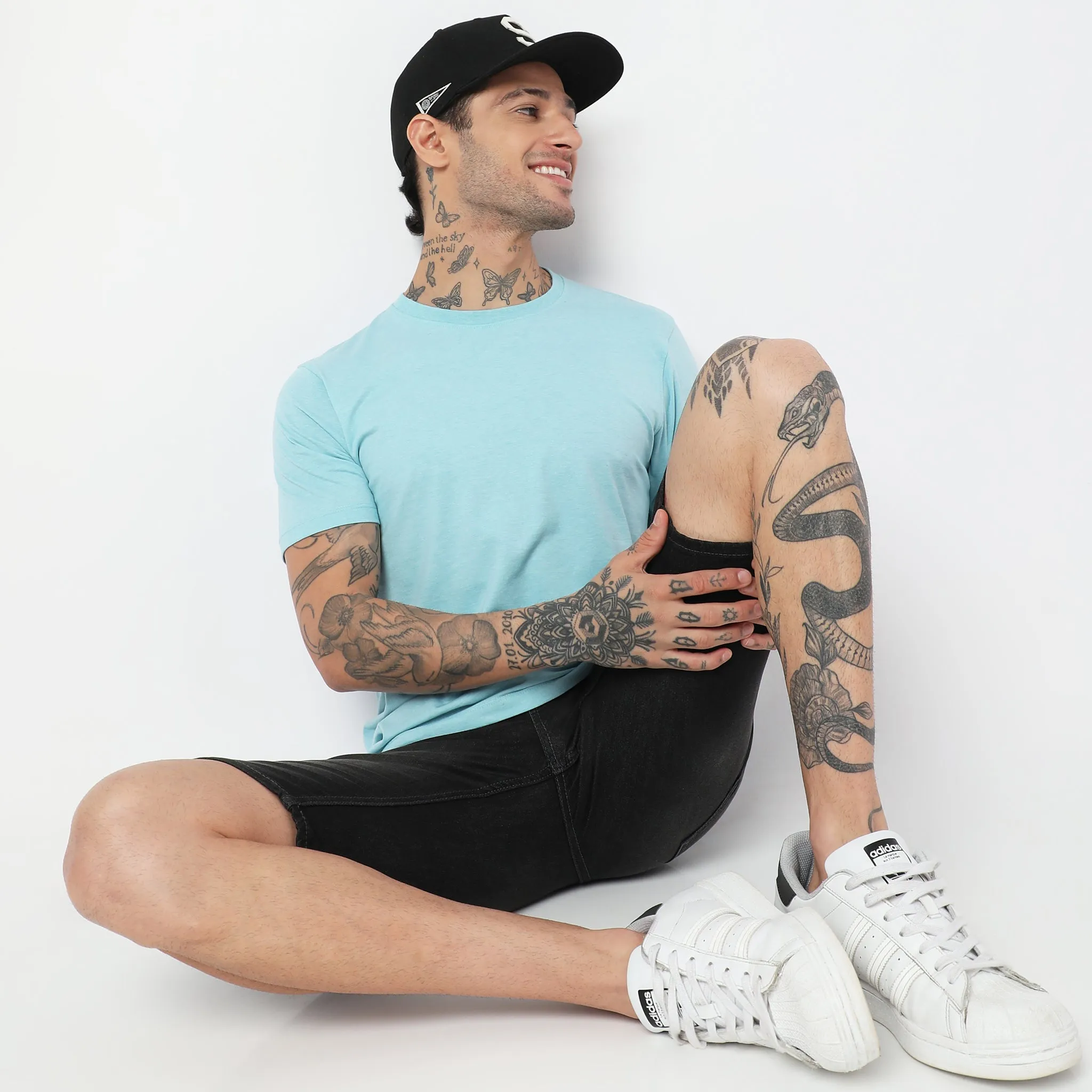 Double Dyed Crew™ Tees - Regular Fit - Must Have Essential Super Soft Handfeel & Quick Dry