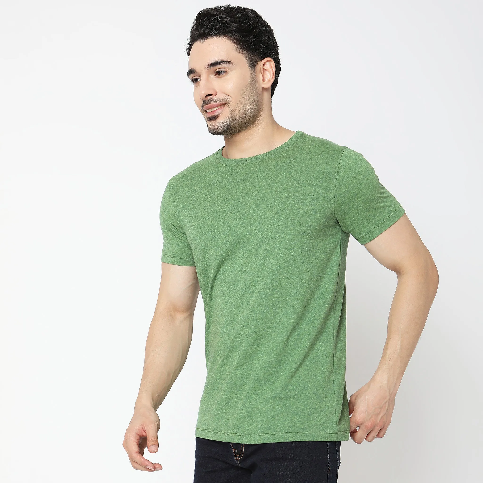 Double Dyed Crew™ Tees - Regular Fit - Must Have Essential Super Soft Handfeel & Quick Dry