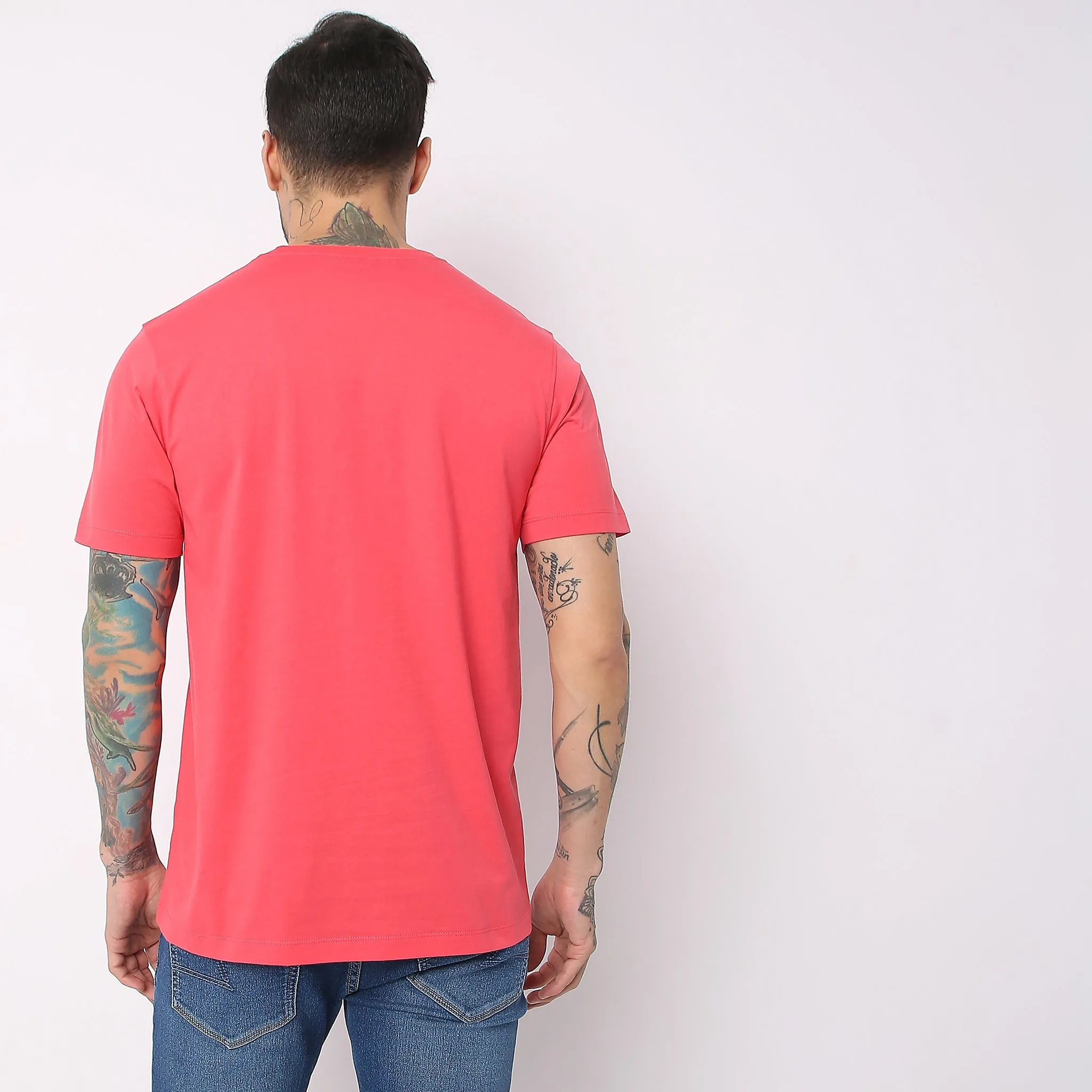 Double Dyed Crew™ Tees - Regular Fit - Must Have Essential Super Soft Handfeel & Quick Dry