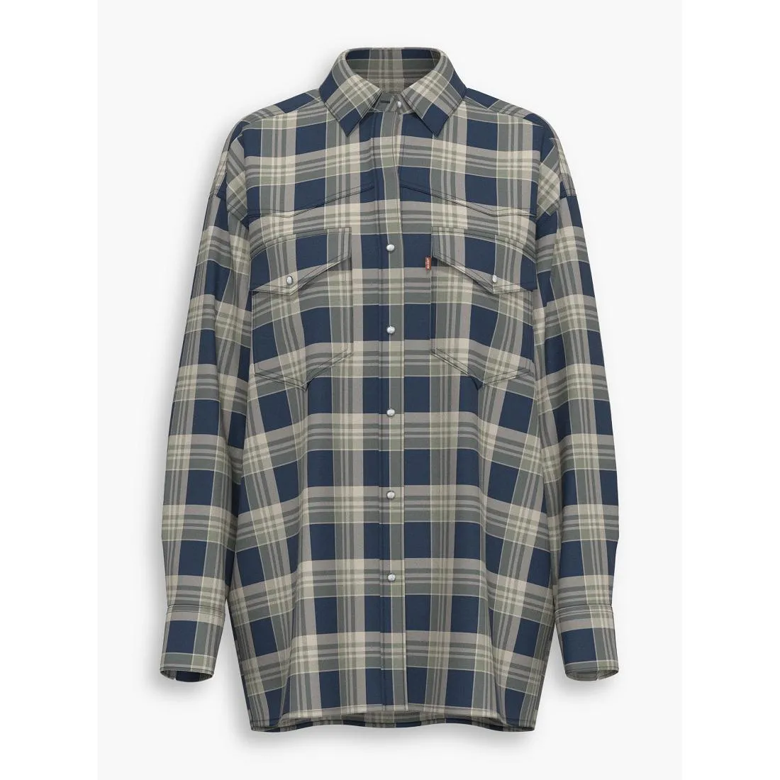 DYLAN OVERSIZED WESTERN PLAID