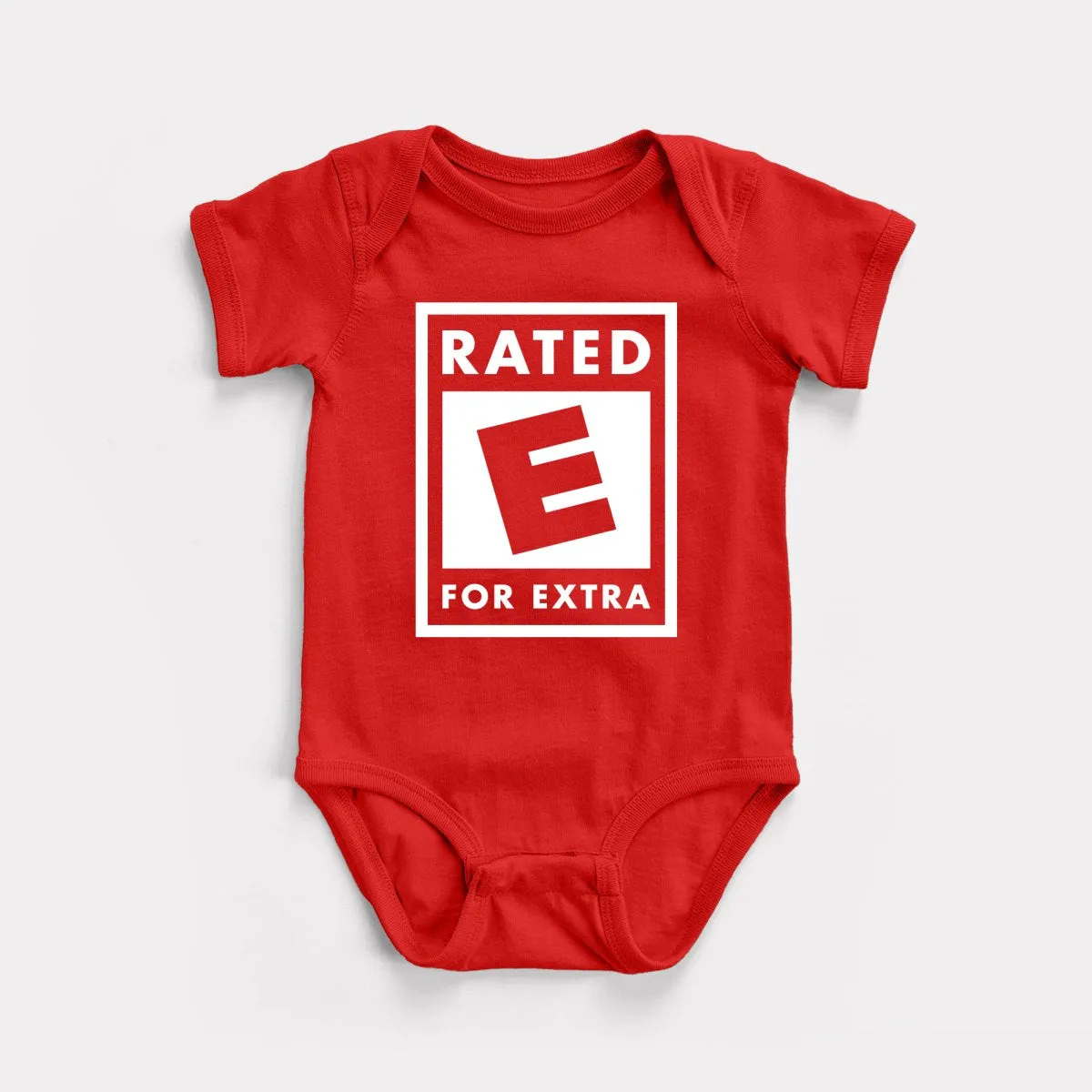 E For Extra Baby Bodysuit