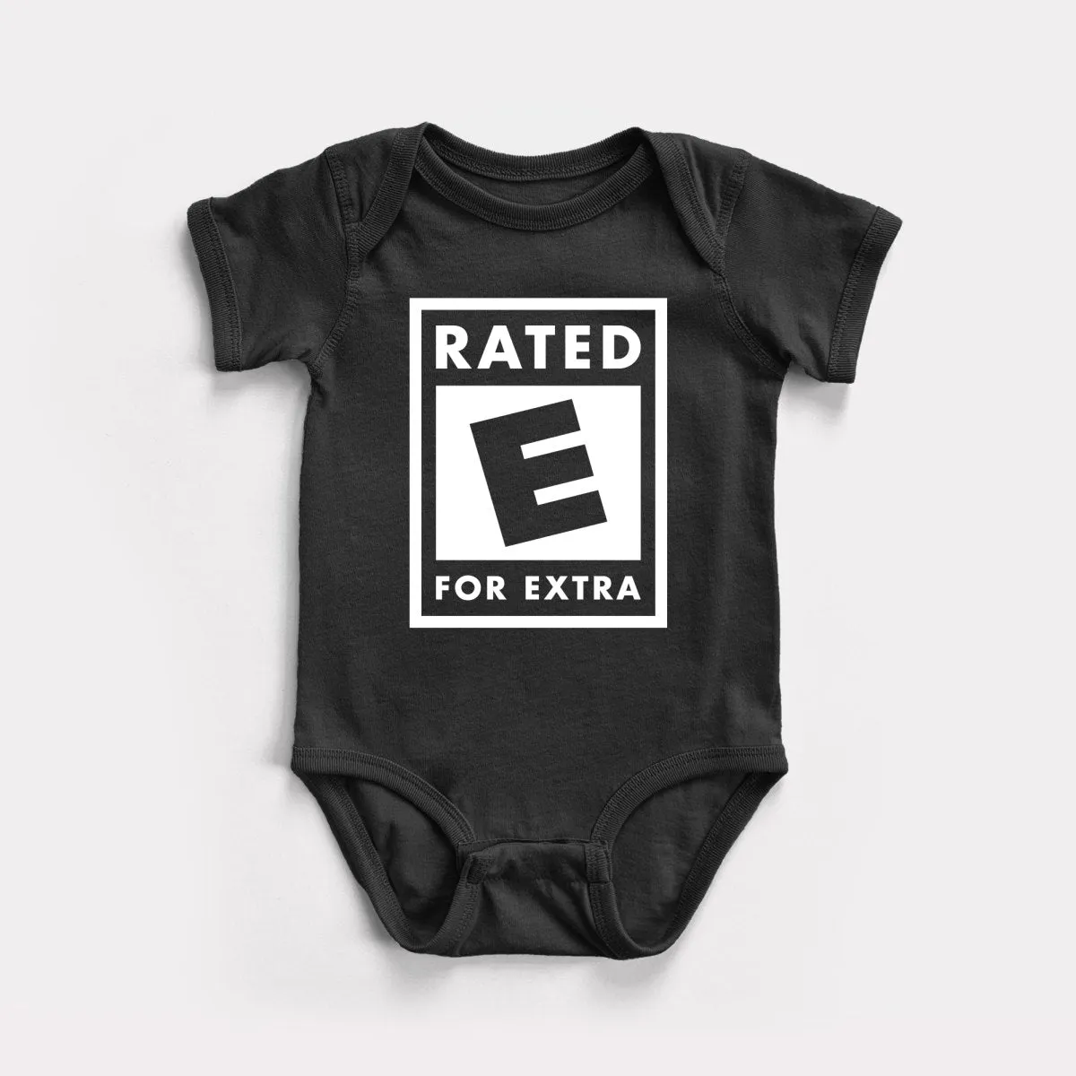 E For Extra Baby Bodysuit