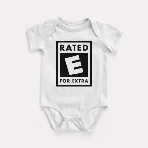 E For Extra Baby Bodysuit