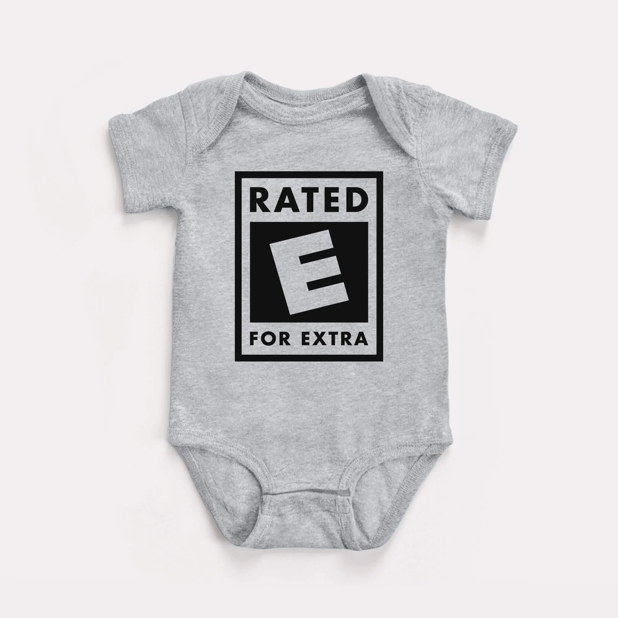 E For Extra Baby Bodysuit