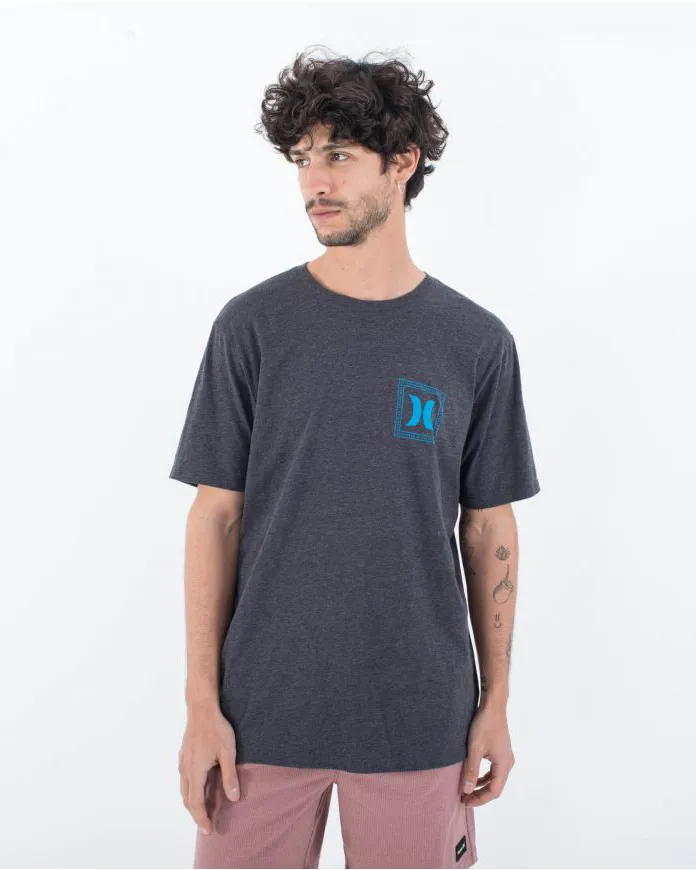 Everyday Checked Out T-Shirt in Black Heather