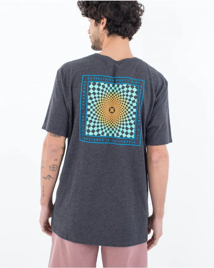 Everyday Checked Out T-Shirt in Black Heather