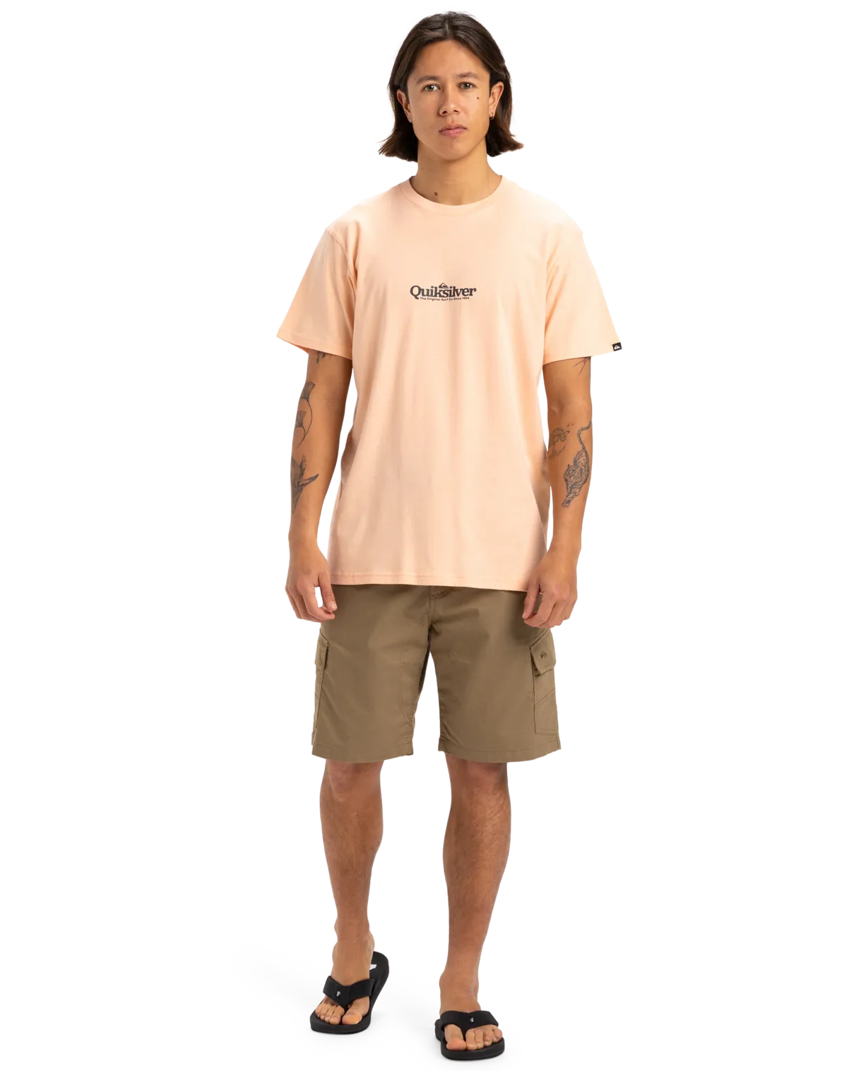 Fineline T-Shirt in Peach Parfait