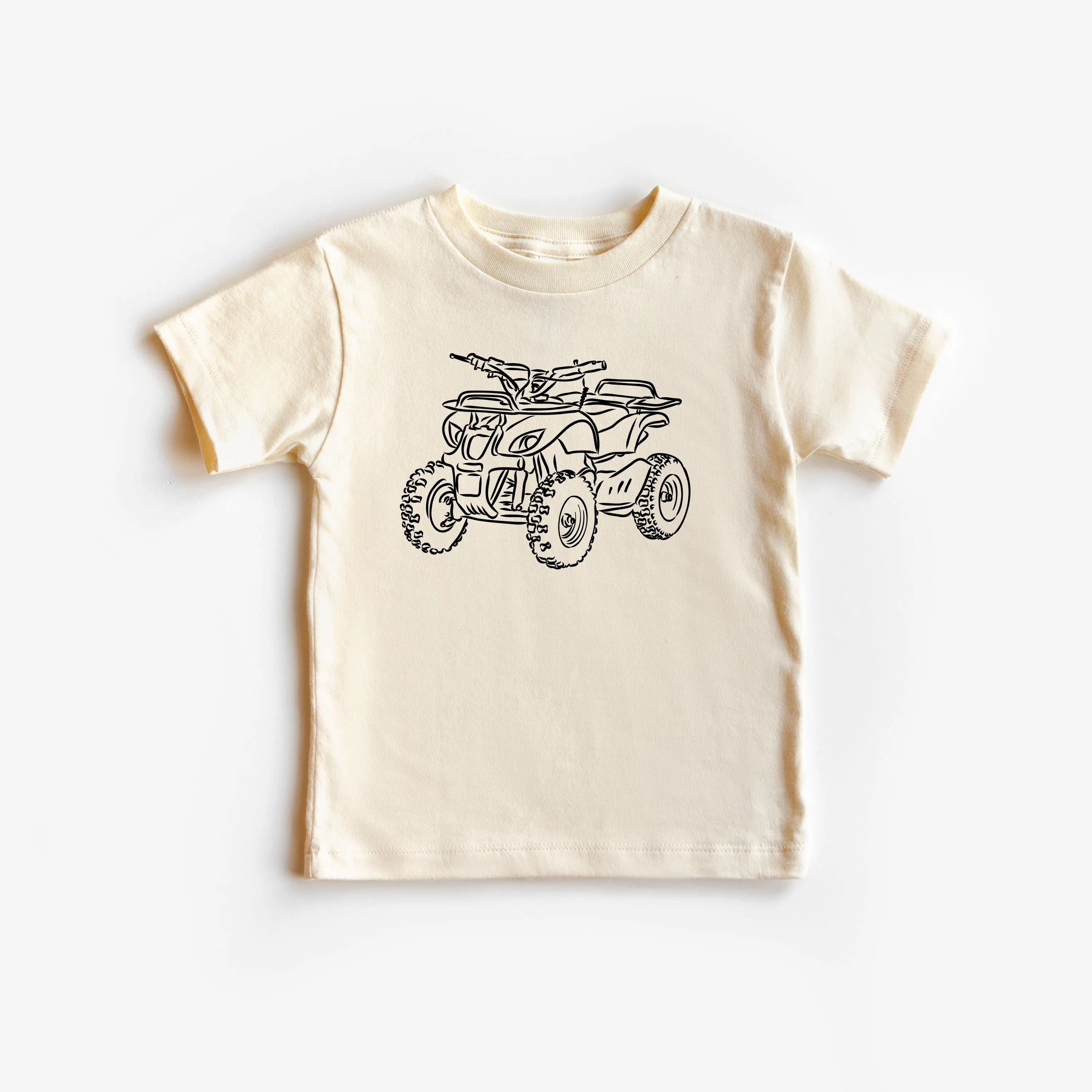 FOUR WHEELER - Minimalist Design - Short Sleeve Child Shirt