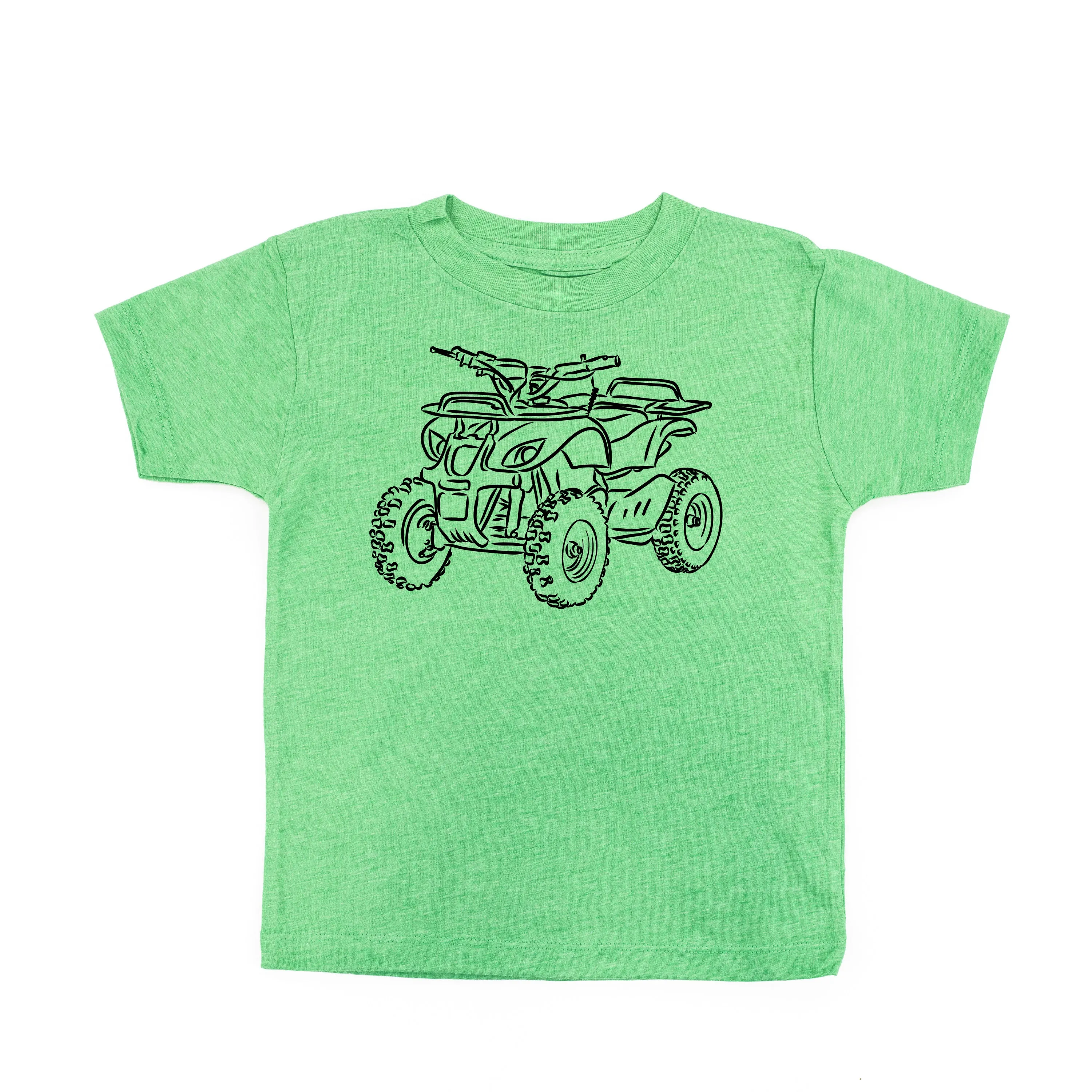 FOUR WHEELER - Minimalist Design - Short Sleeve Child Shirt