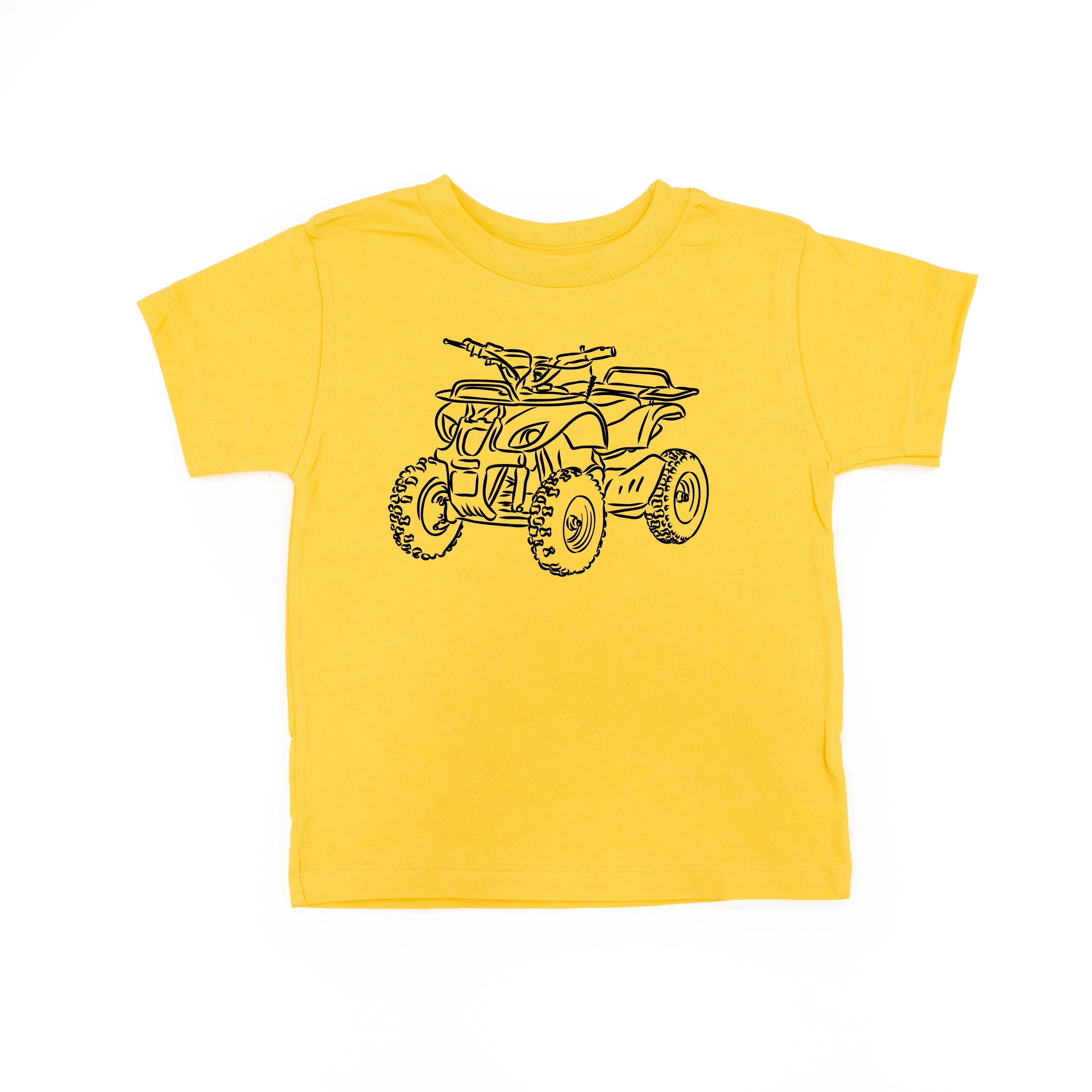 FOUR WHEELER - Minimalist Design - Short Sleeve Child Shirt