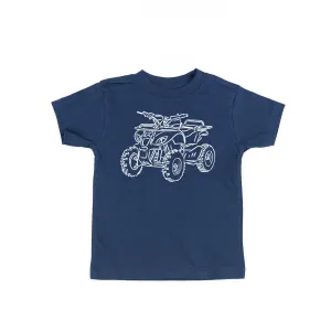 FOUR WHEELER - Minimalist Design - Short Sleeve Child Shirt