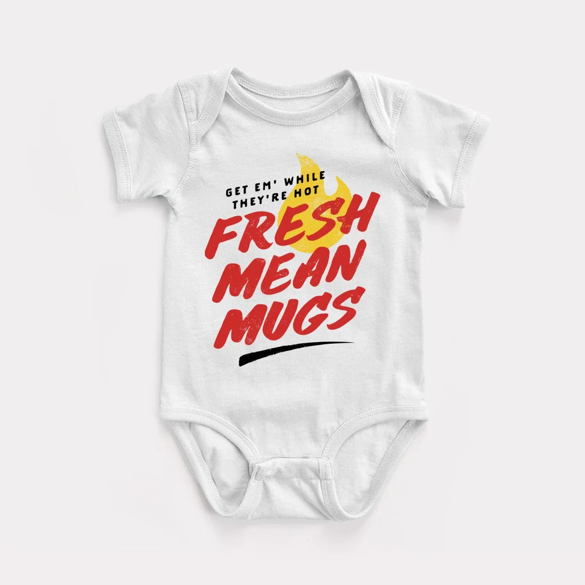 Fresh Mean Mugs Baby Bodysuit