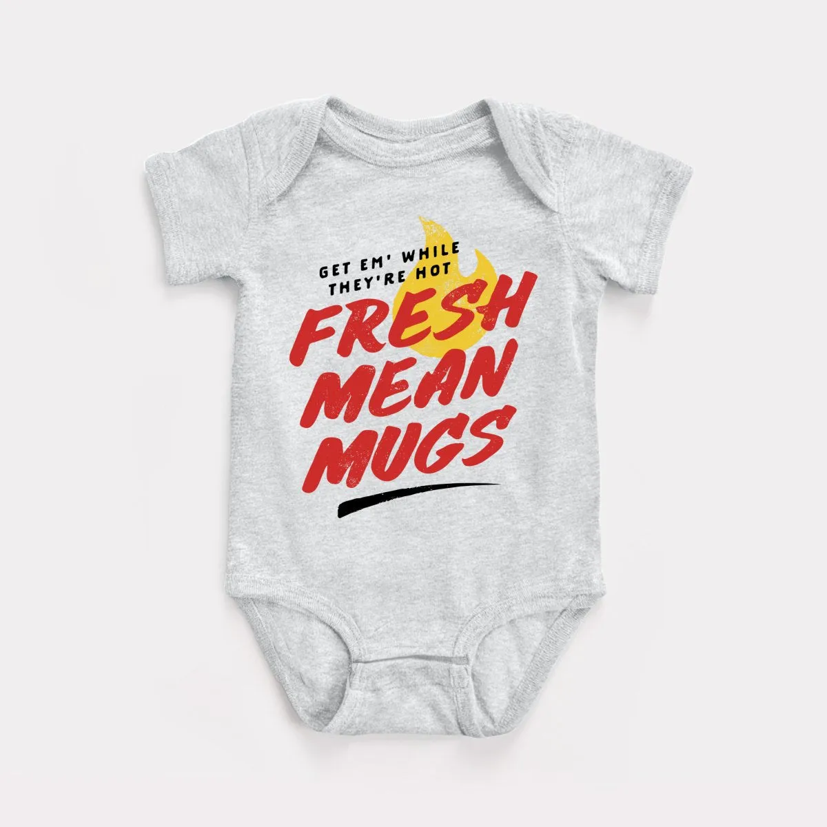 Fresh Mean Mugs Baby Bodysuit