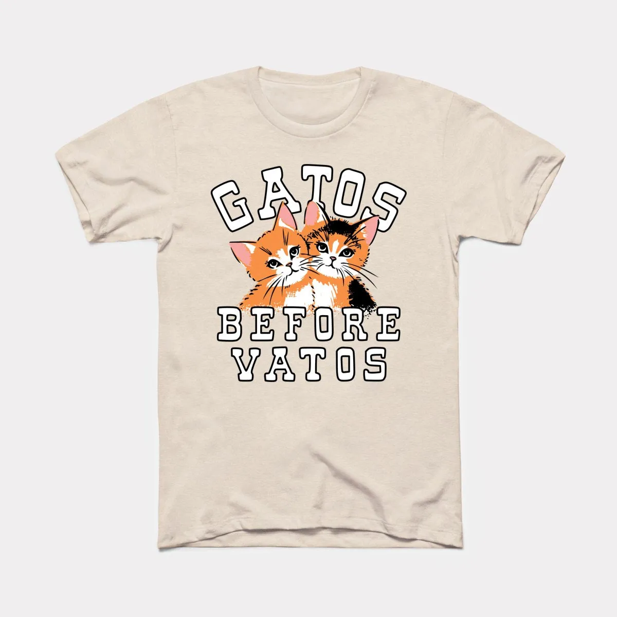 Gatos Before Vatos Adult Unisex Tee