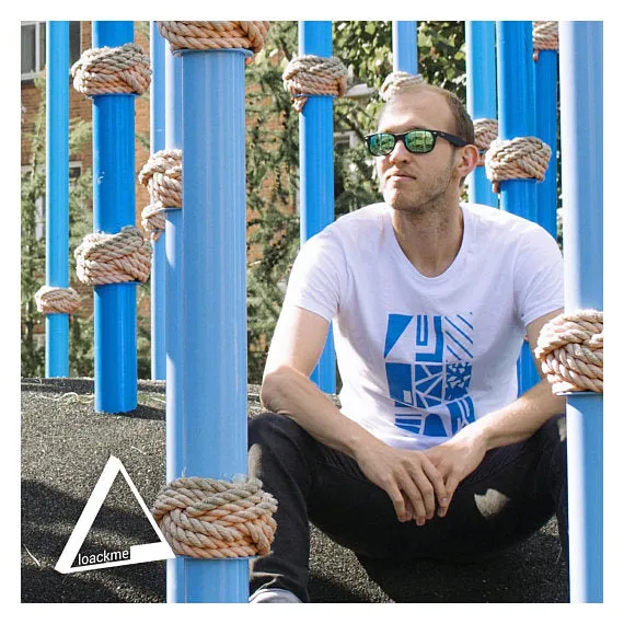 Geometric Grid T-shirt Made Of Organic Cotton