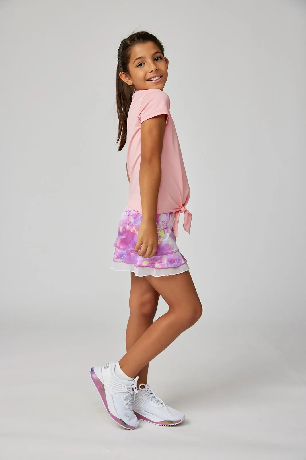 Girl's Short Sleeve Tie - UV Girls